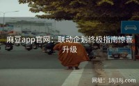 麻豆app官网：联动企划终极指南惊喜升级