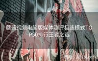 蘑菇视频电脑版媒体测评极速模式TOP50排行王者之选