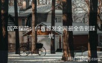 国产探花：付费首发全网最全告别踩坑